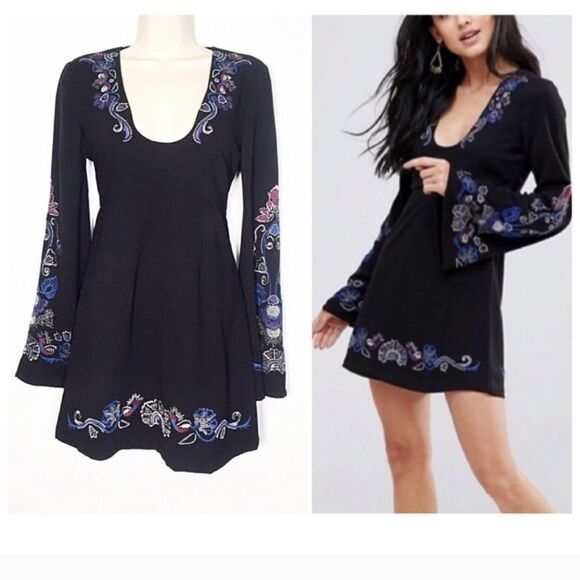 NWOT Free People Boho Dress - Picture 4 of 12